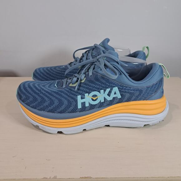 Hoka Other - Hoka Gaviota 5 Men's Running Walking Shoe Size 11.5 D Blue Orange